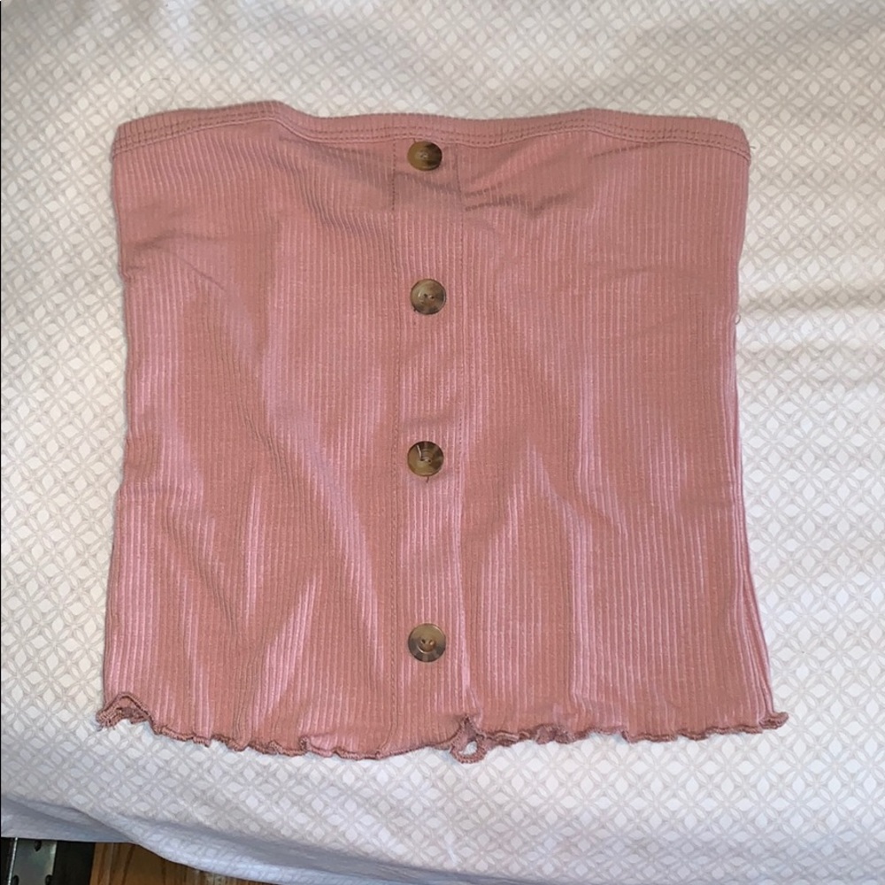 Button down tube top